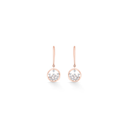 Endless Loops Gold & Diamond Drops & Dangler Earring For Women