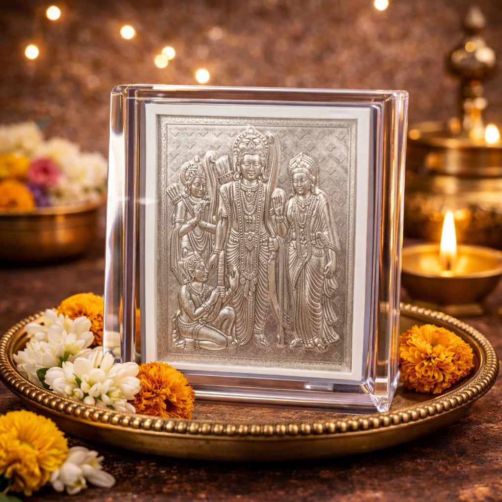 ram parivar silver frame