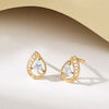 Teara Glow Gold Stud Diamond Earring
