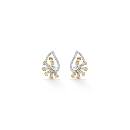 Elysian Spark Rose Gold Stud Diamond Earring For Women