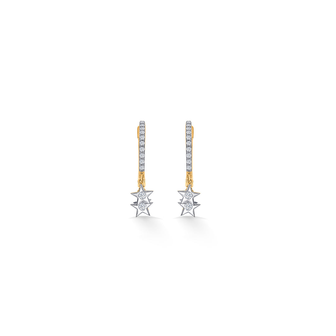 Star Gold & Diamond Earring For Women