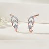 Ornate Spark Gold & Diamond Hoops & Huggies Earring For Women