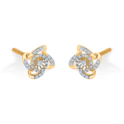 Twilily Spark Gold & Diamond Earring