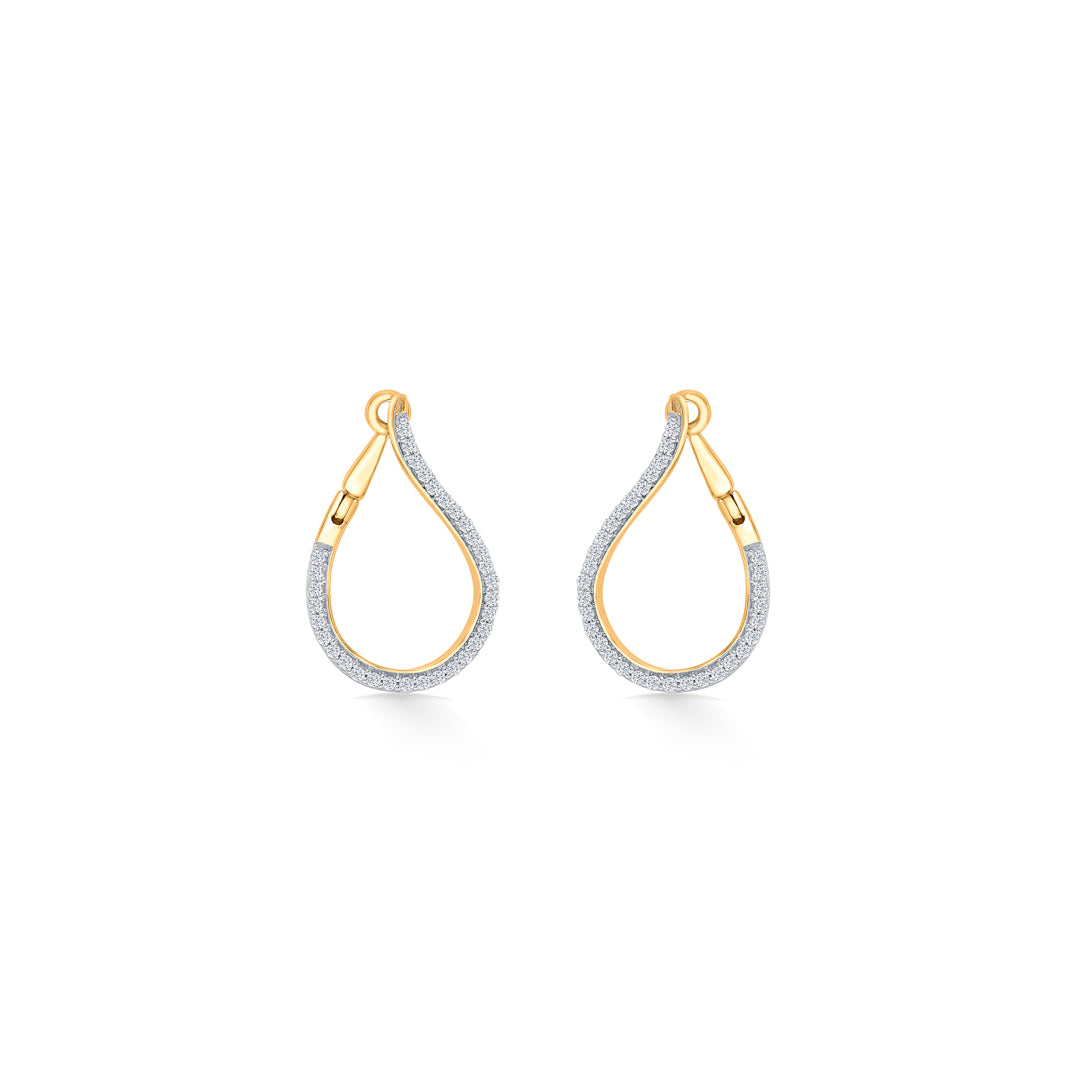Dew Whisper Gold & Diamond Earring