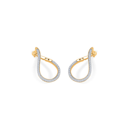 Dew Whisper Gold & Diamond Earring