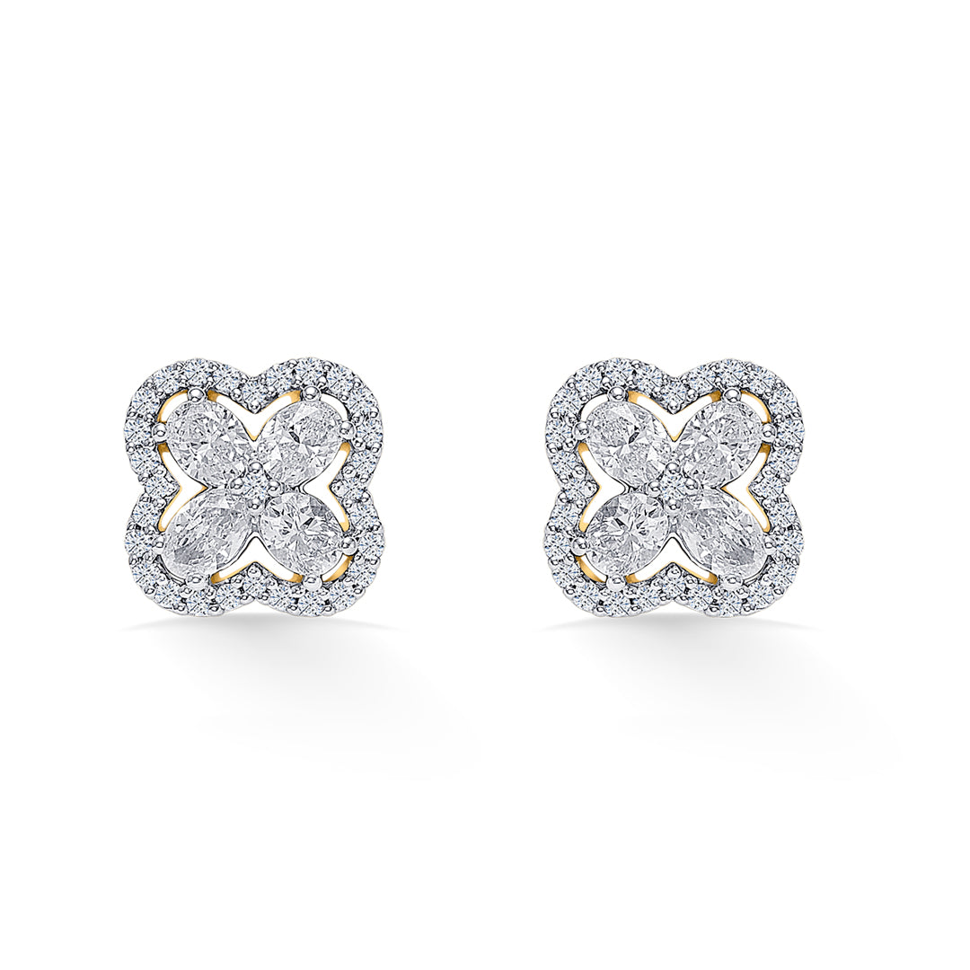 Eternal Gleam Gold Stud Earring For Women