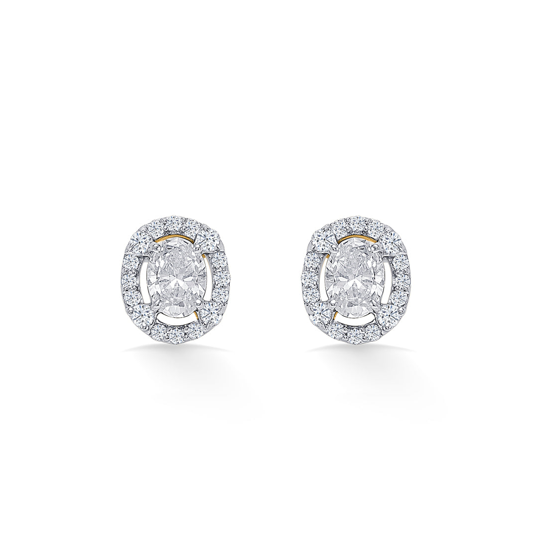 Dot Delight Gold Stud Earring For Women