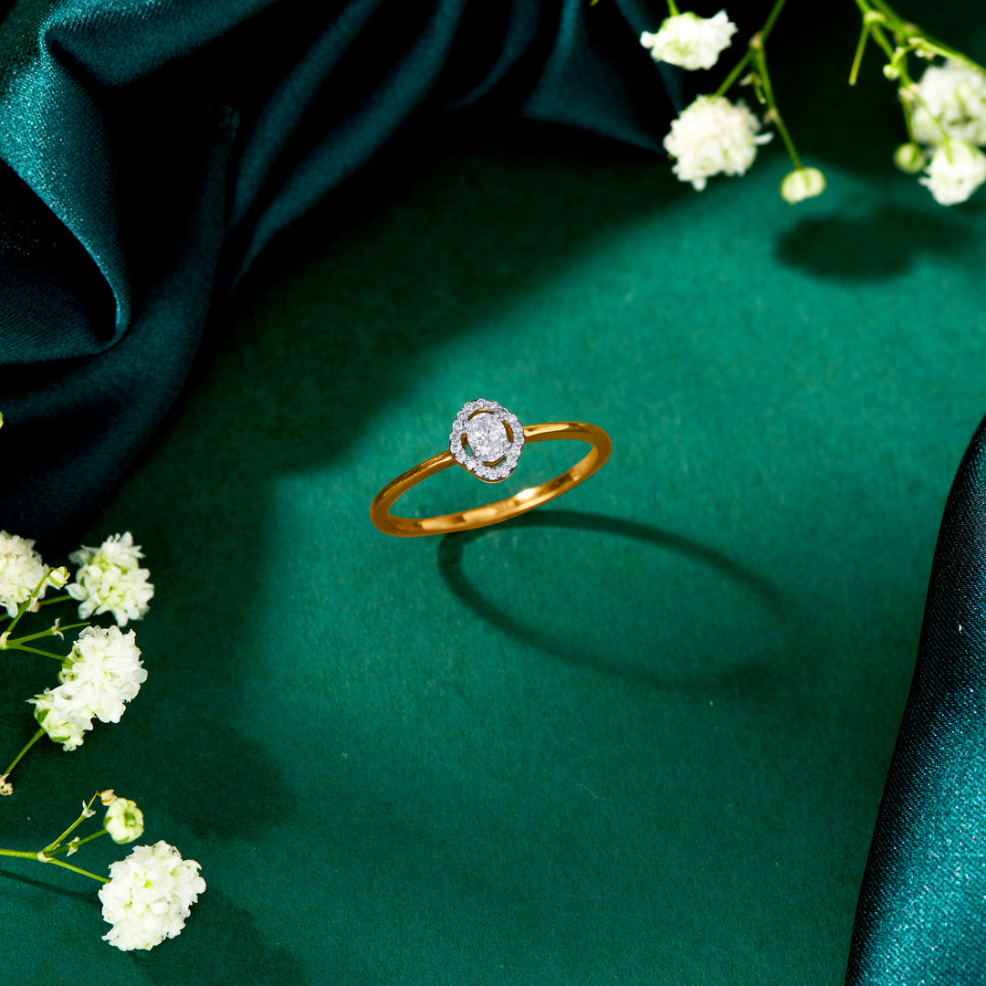 Infinite Spark Gold Ladies Ring For Women