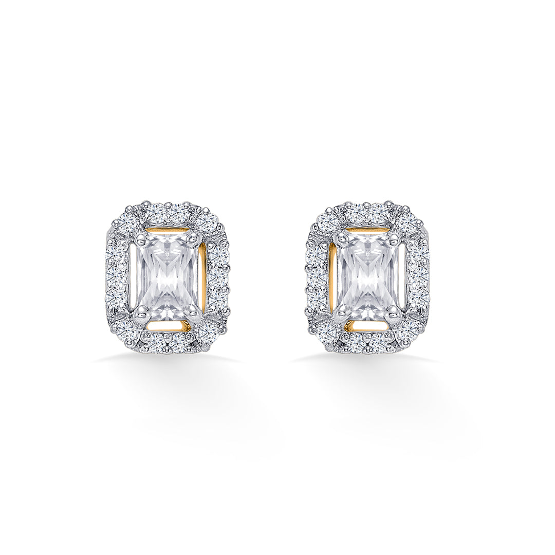 urban edge gold stud earring for women