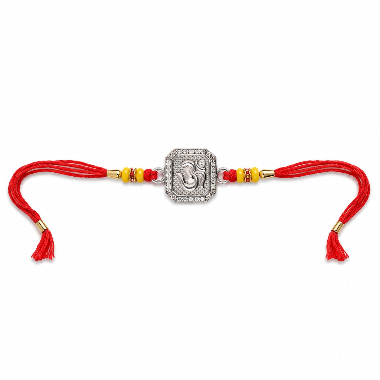 Pavitra Om Silver Rakhi