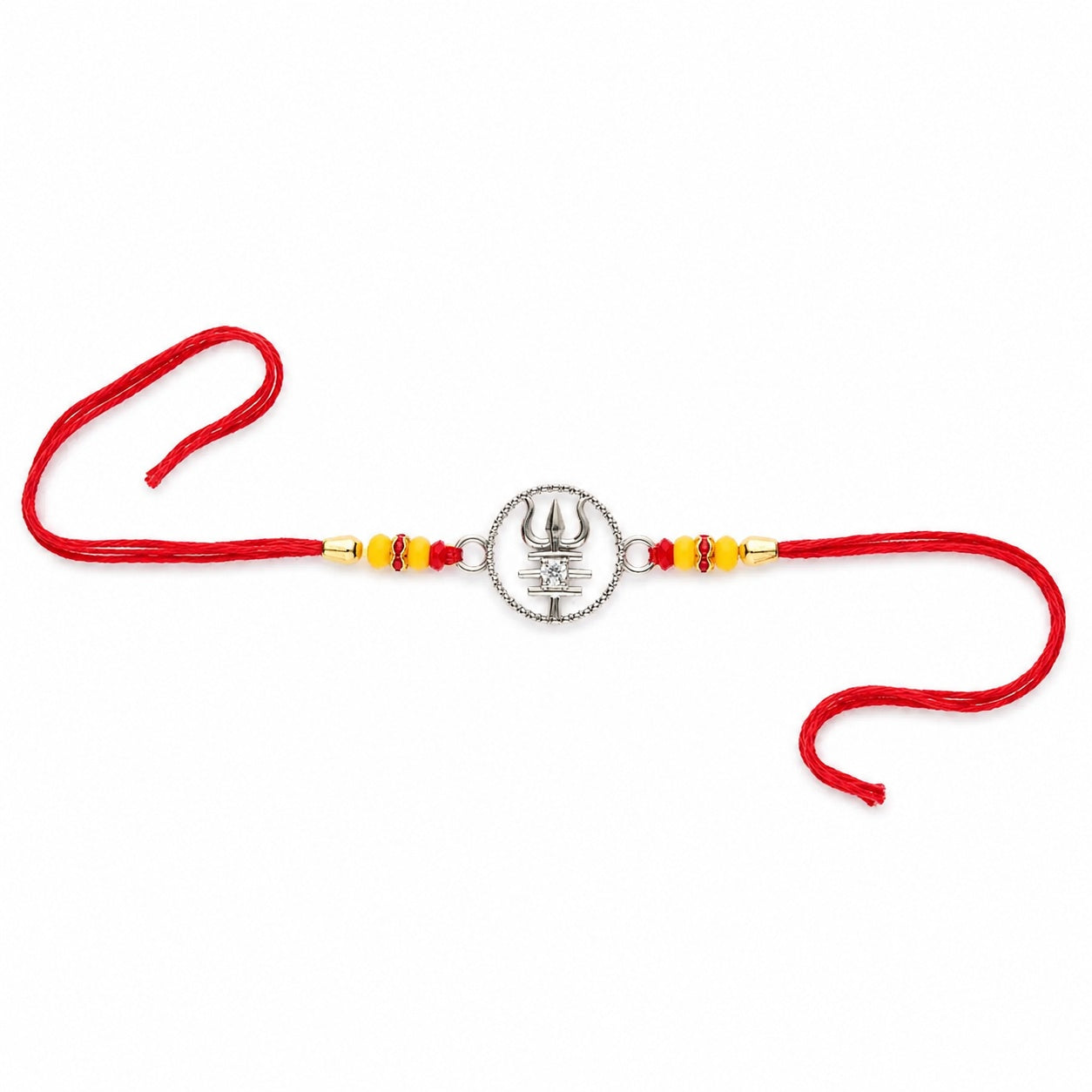 Trishul Silver Rakhi