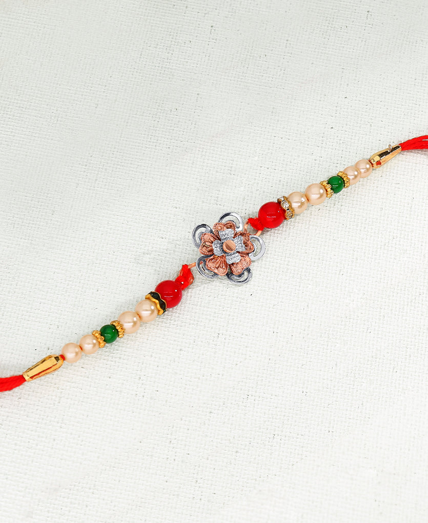 Crumb Silver Rakhi Bracelet