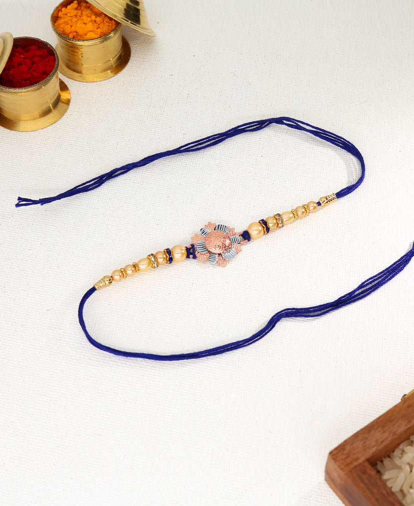 Zenith Silver Rakhi Bracelet