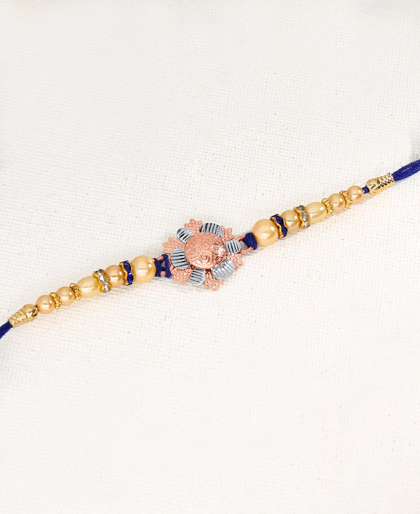 Zenith Silver Rakhi Bracelet