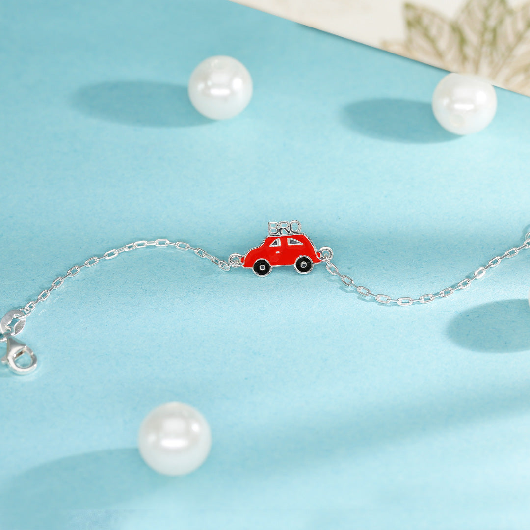 Mini Rider Silver Rakhi