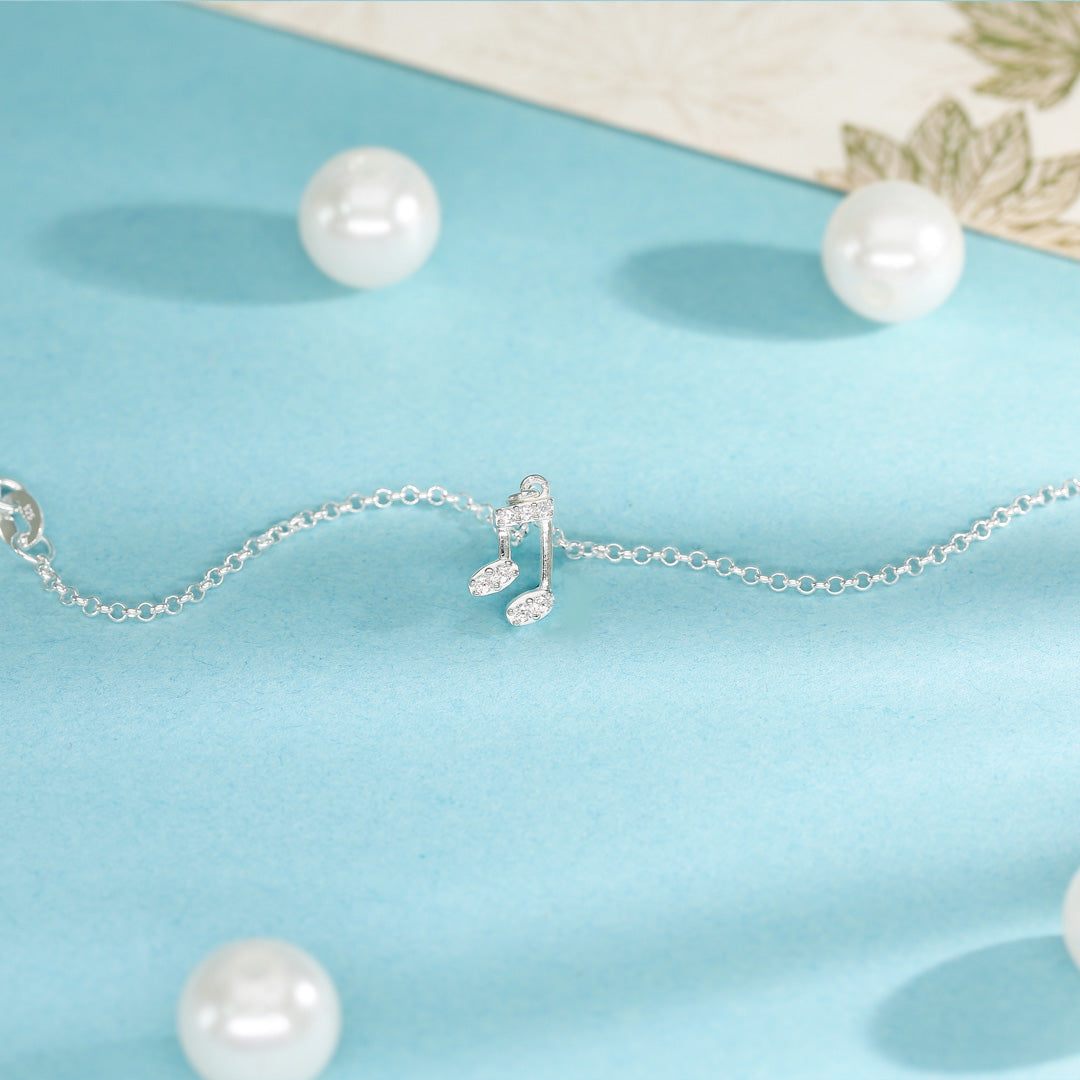 Rhythm Bond Silver Rakhi