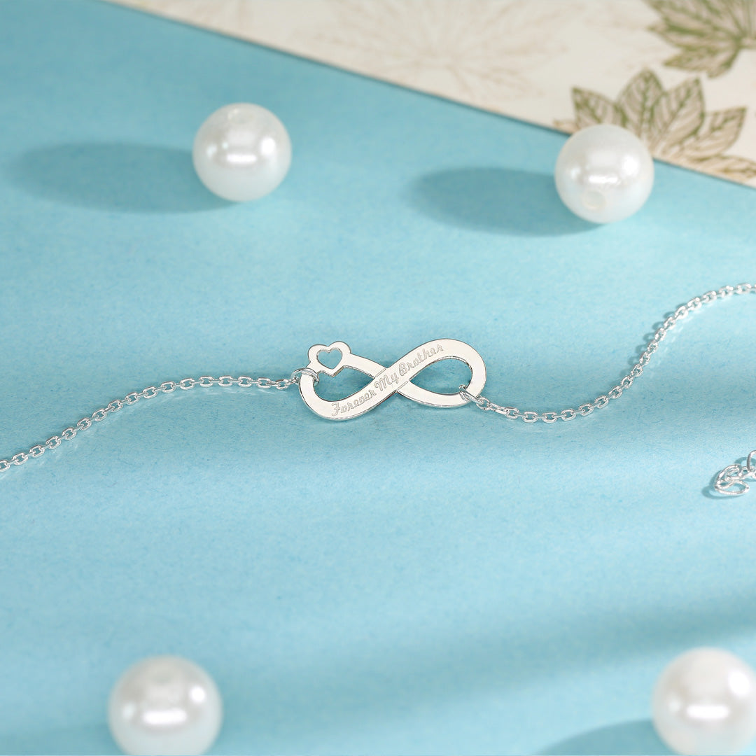 Forever Bhai Silver Rakhi