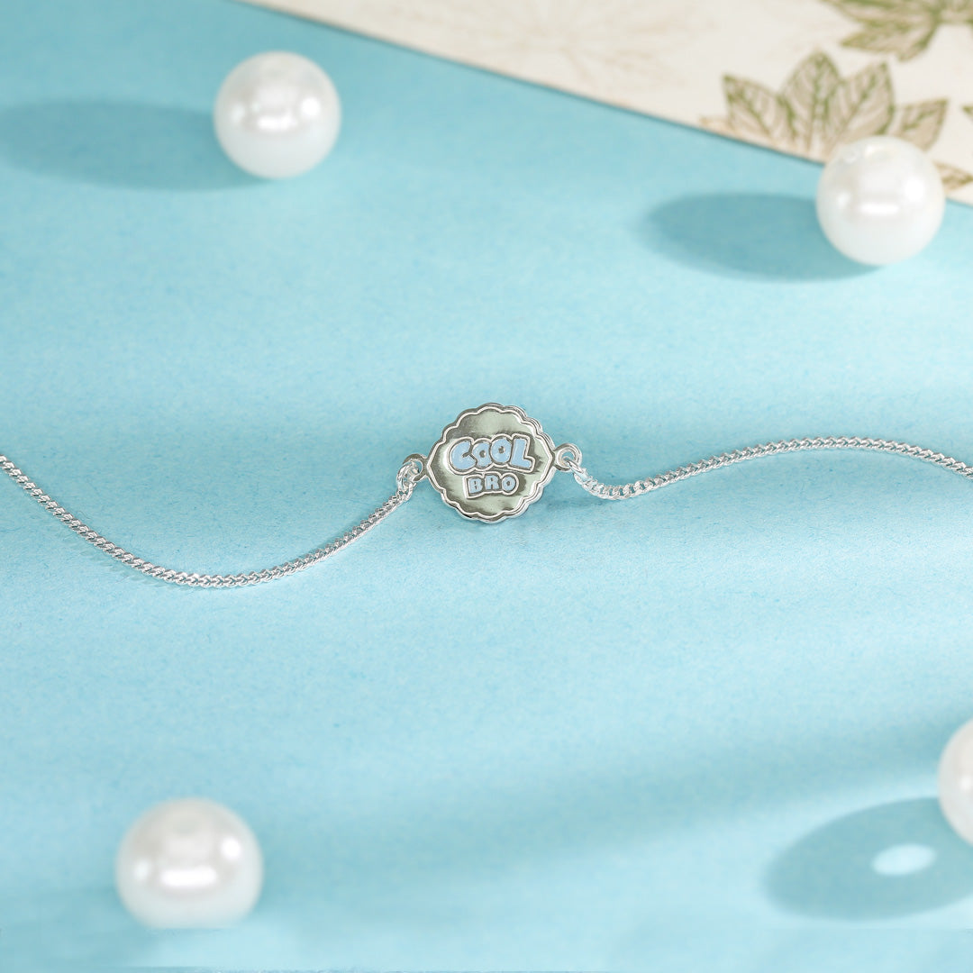 Cool Connect Silver Rakhi