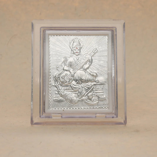 Saraswati Silver Frame