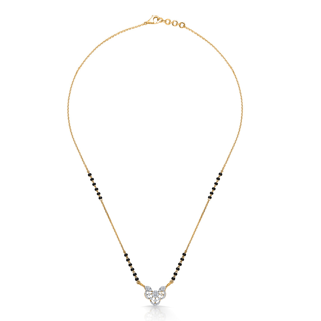 Enchanting Love Gold & Diamond Modern Mangalsutra For Women