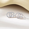 Glitz Grace Rose Gold Stud Diamond Earring For Woman
