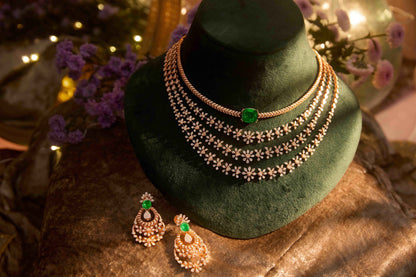 Floral Poise Diamond Earrings