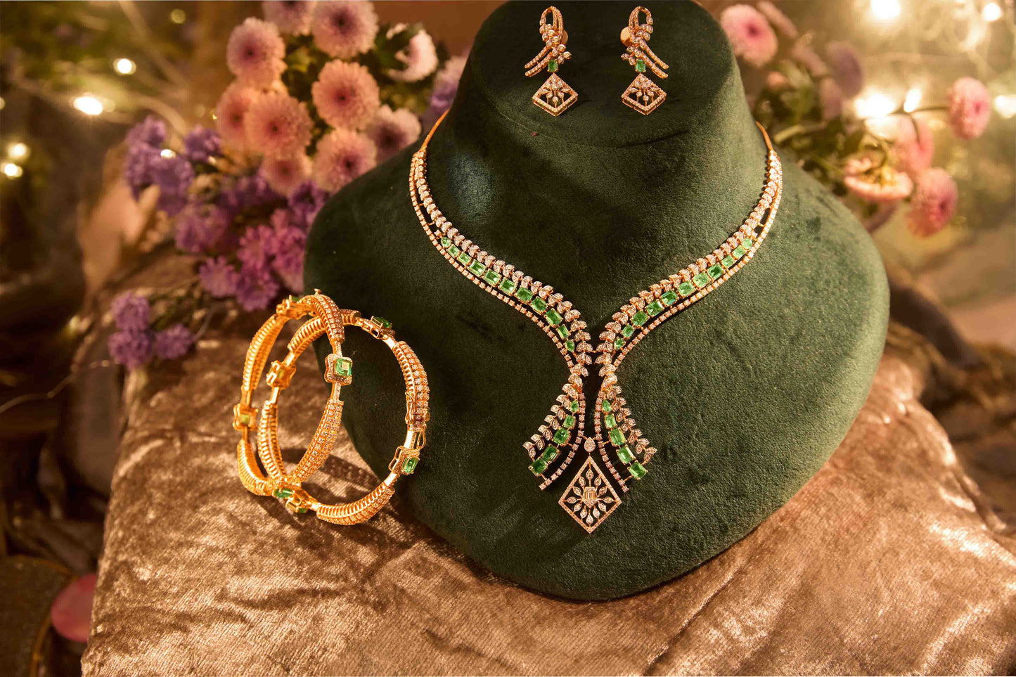 twistural grace diamond earrings